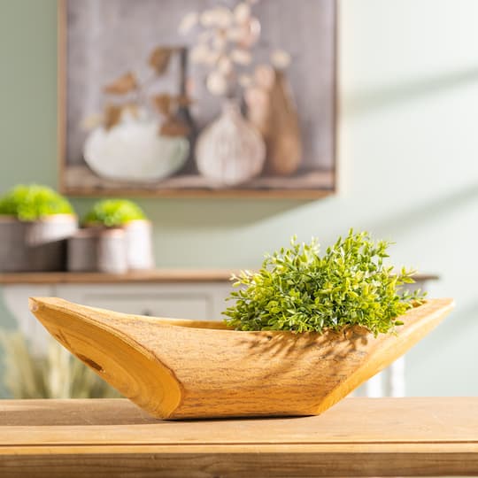 22" Wooden Bowl